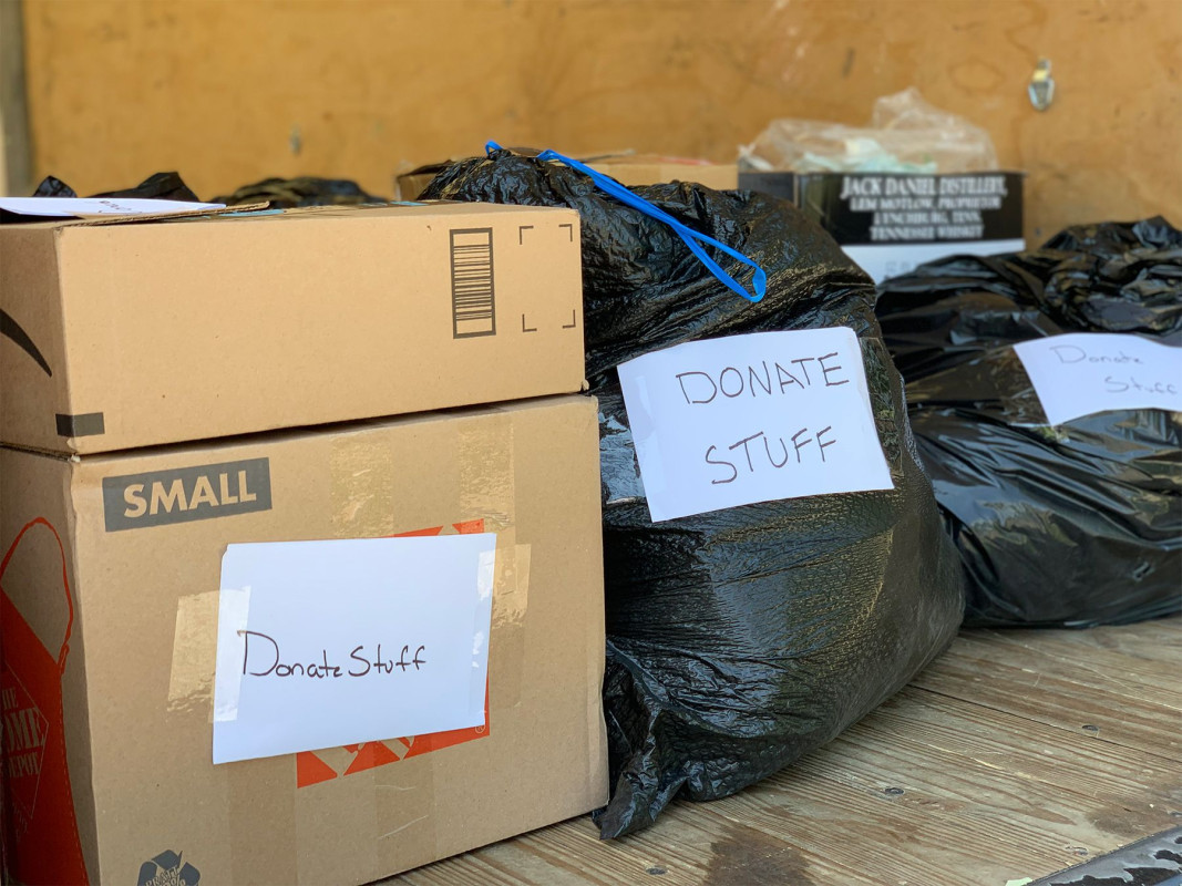 Partnership with Local Nonprofits to Donate Usable Items